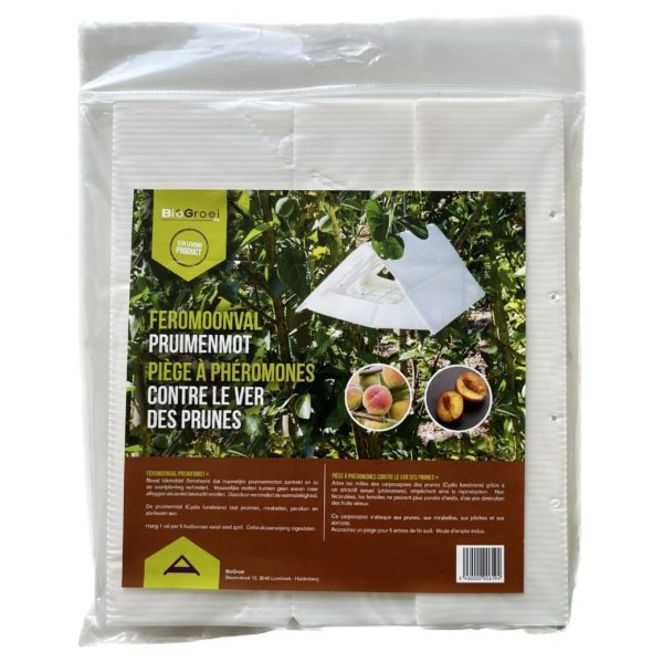 Piège à phéromone contre le carpocapse des prunes et des mirabelles