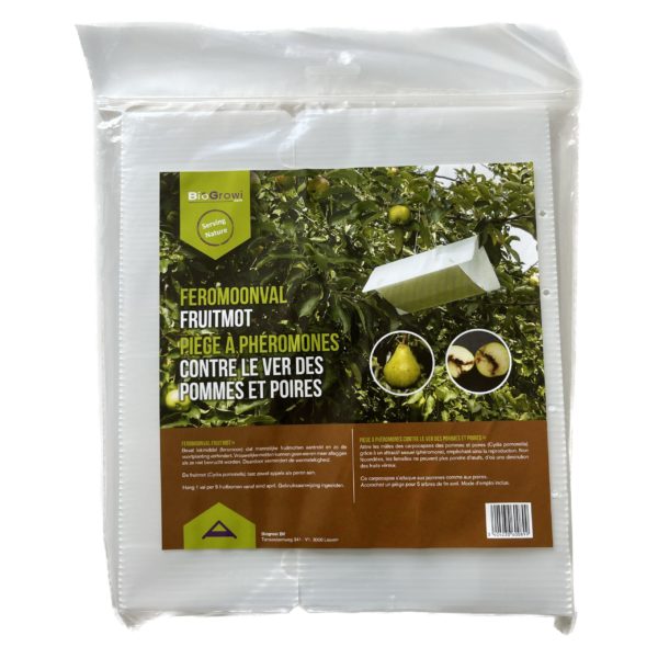 Piège à phéromone contre le carpocapse des pommes, des poires, des noix, des coings et des abricots