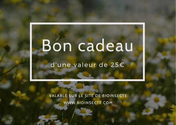 Bon cadeau d'une valeur de 25€