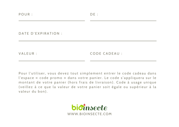 Bon cadeau d'une valeur de 25€ – Image 2